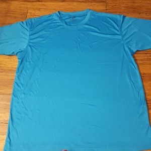 Ultra Club cool & dry blue short sleeve